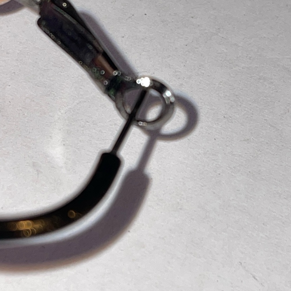 3/$10 Classic Silver Hoop Earrings - Twisted Detail - Picture 2 of 4